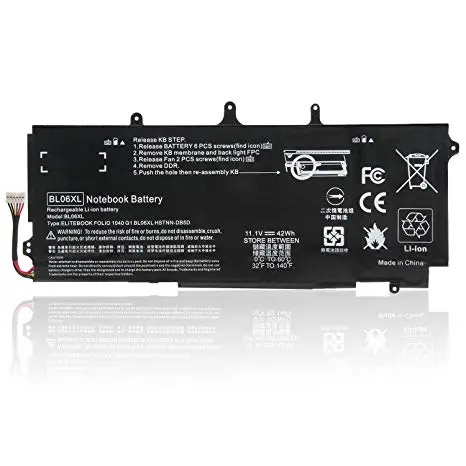 HP Folio 1040 Battery Replacement BG06XL- Battery Replacement for HP EliteBook Folio 1040 G3 Series